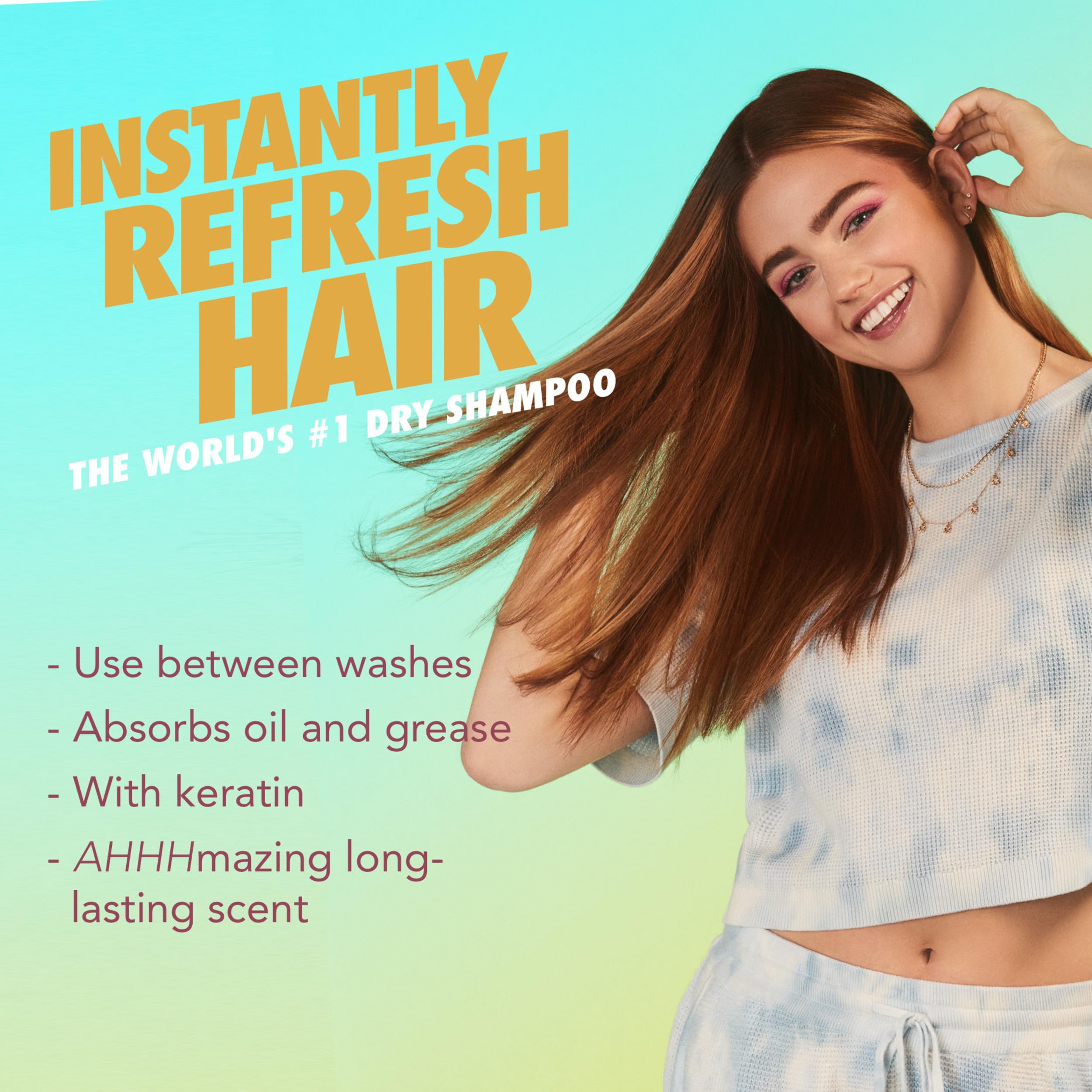 Batiste Blonde in beach setting demonstrating fresh, textured wind-swept hair