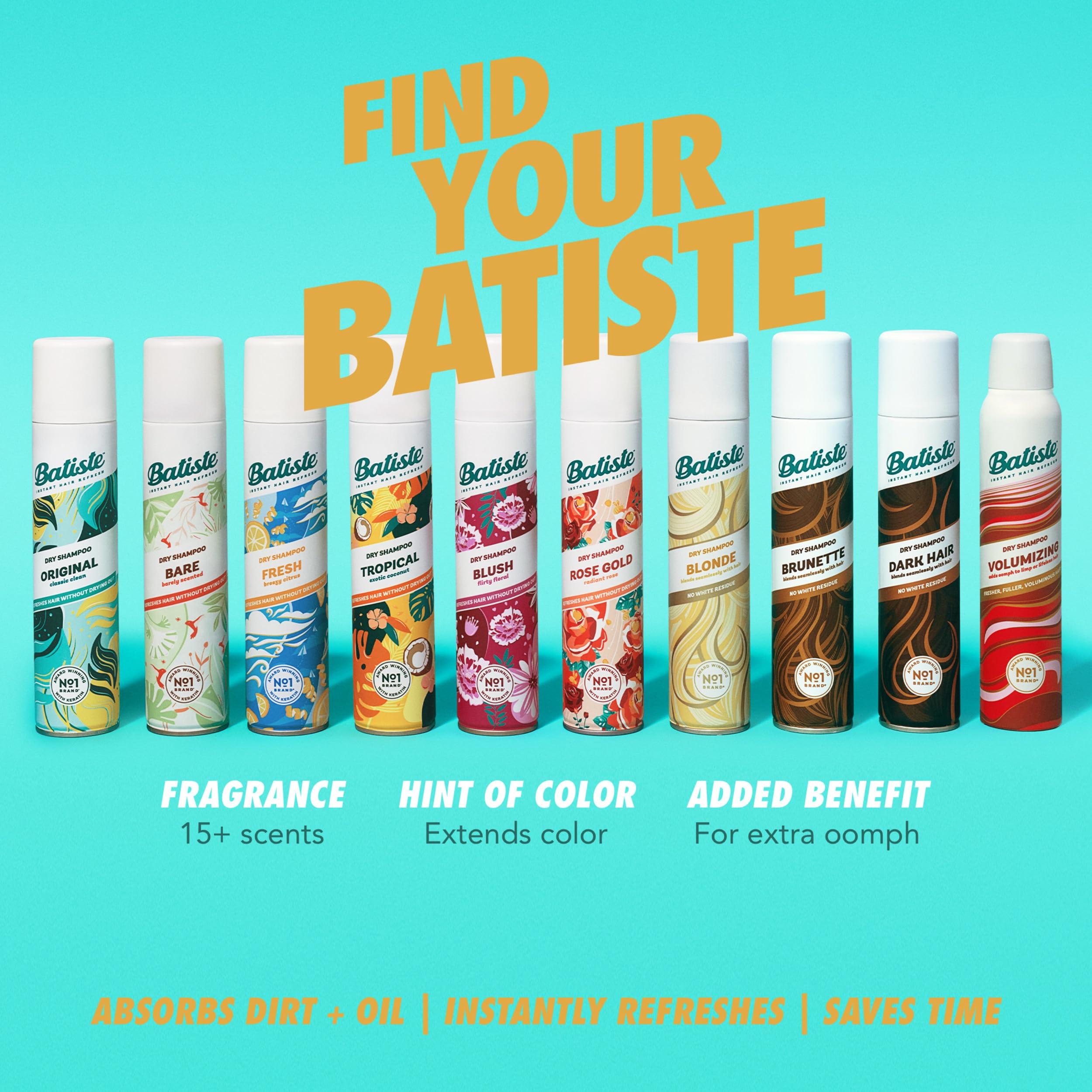 Batiste Blonde tint blending into blonde strands to remove white residue