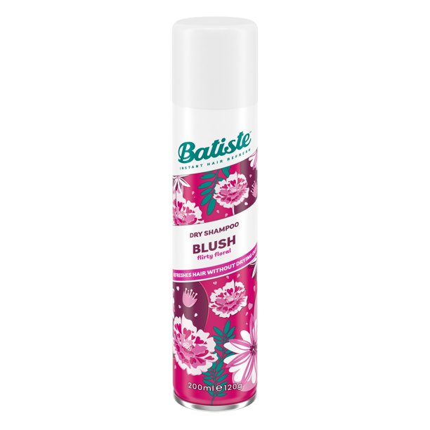 Batiste packaging detail showing fragrance notes and clean finish benefit