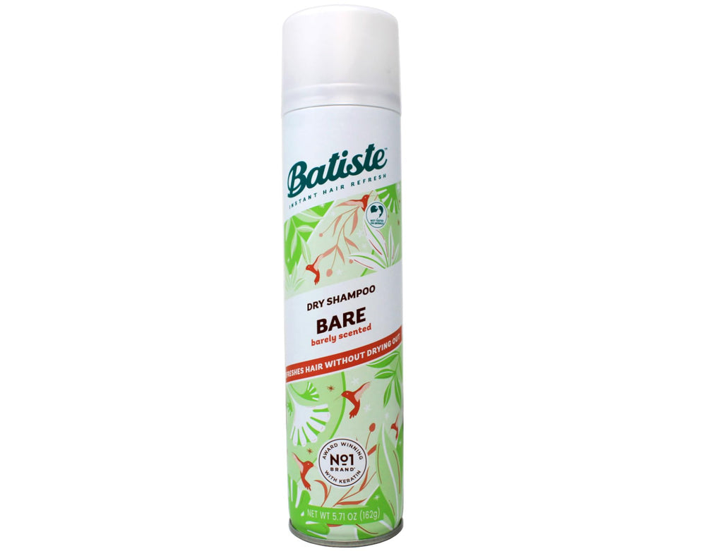 Batiste bottle front view showing Bare scent and benefits