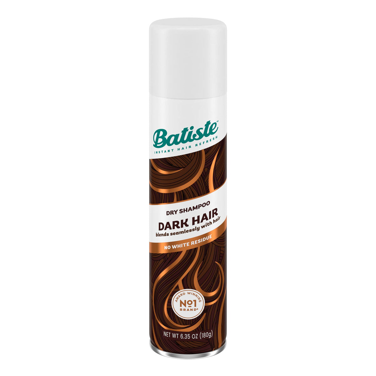 Batiste front packaging showing tinted dry shampoo and benefits