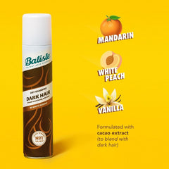 Batiste dark hair size comparison beside everyday items for travel readiness benefit