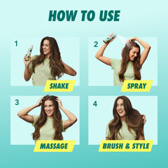 Batiste result on fine hair showing instant lift and fullness