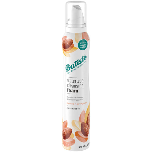 Batiste front packaging showing foam bottle and label for quick identification and portability