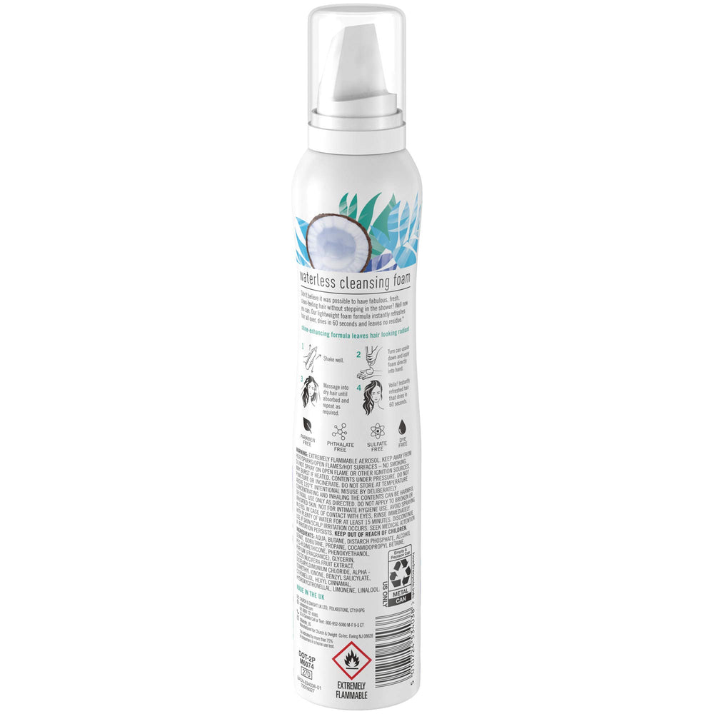 Batiste pump close-up dispensing foam for easy application benefit