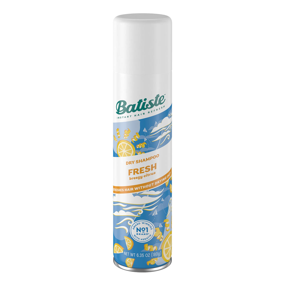 Batiste Fresh front packaging showing scent and size benefits
