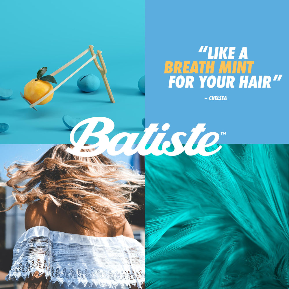 Batiste in a tote bag lifestyle shot for on-the-go refresh advantage