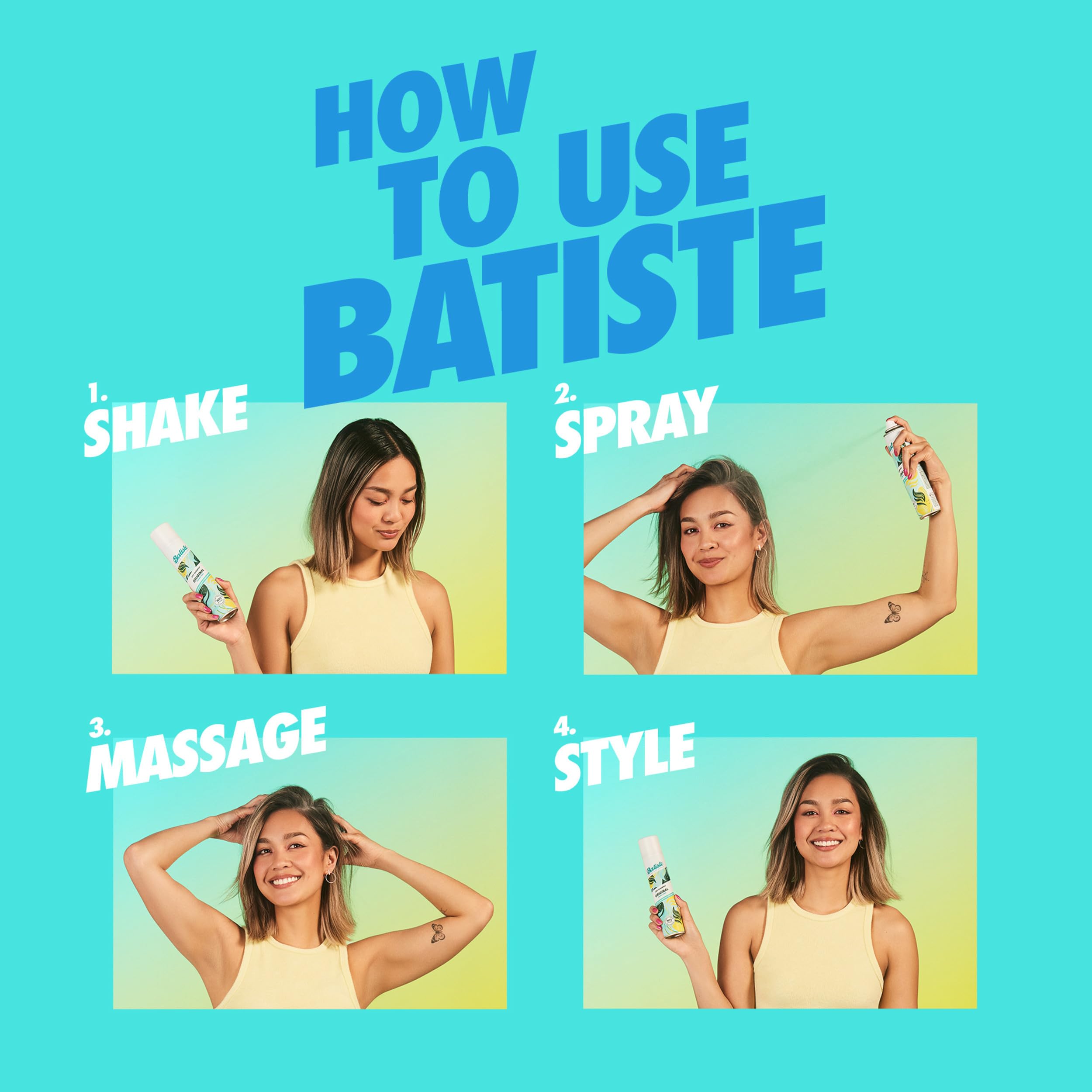 Batiste textured roots demo adding volume and styling grip