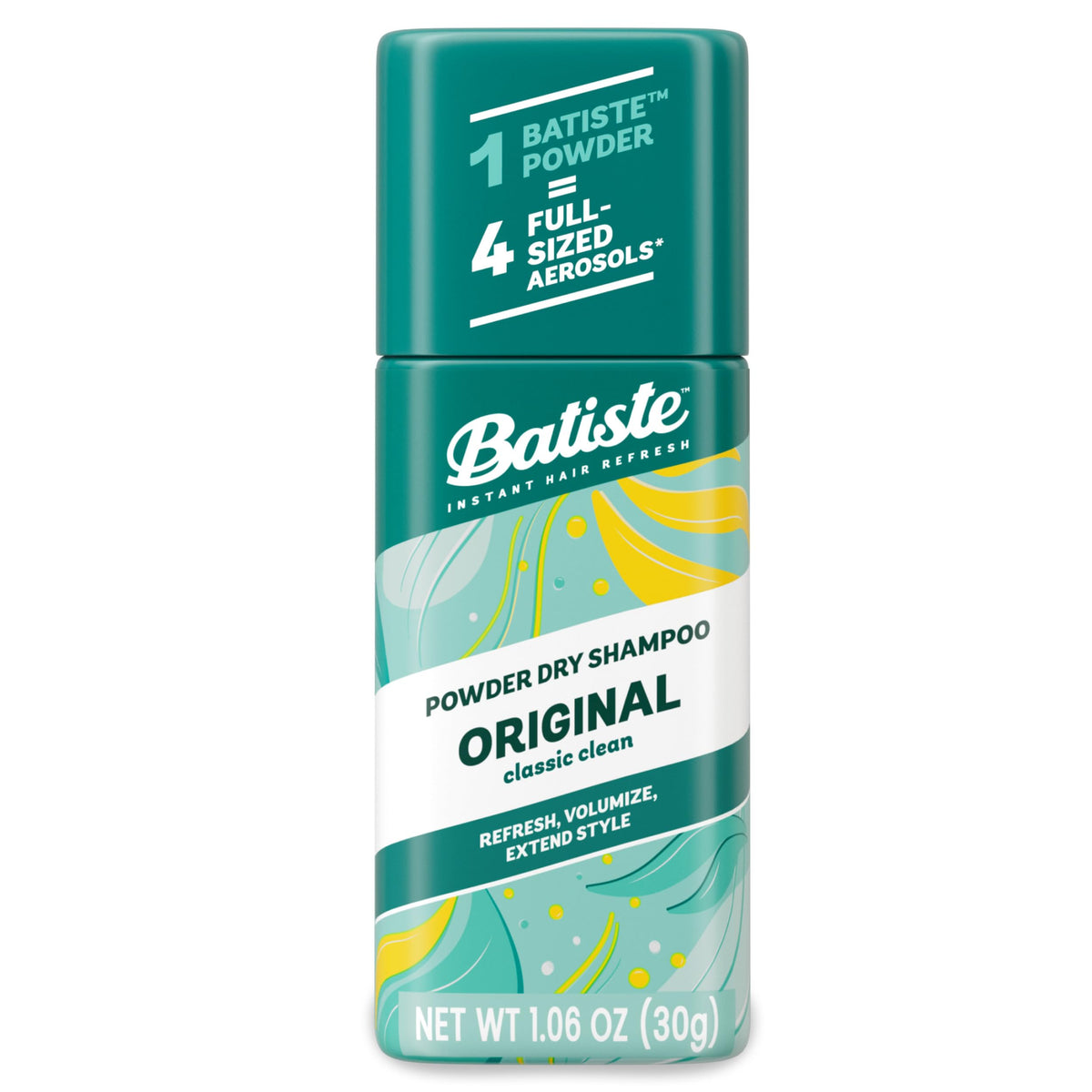 Batiste front packaging showing travel size and original scent benefit