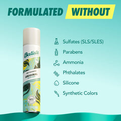 Batiste spray nozzle closeup for easy targeted application benefit