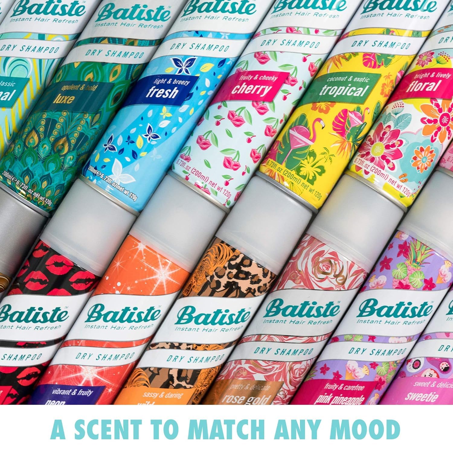 Batiste texture after application showing fuller hair and added body