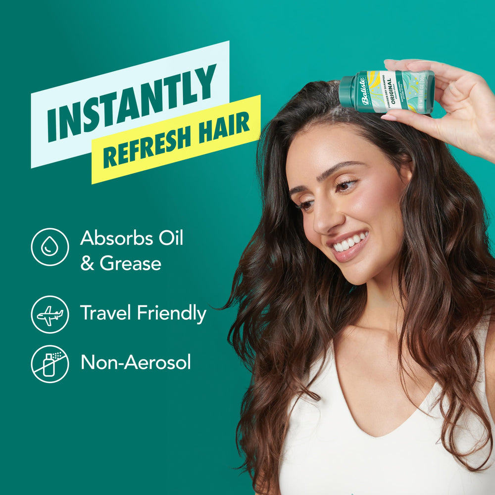 Batiste twist-dial detail for controlled powder flow and no mess