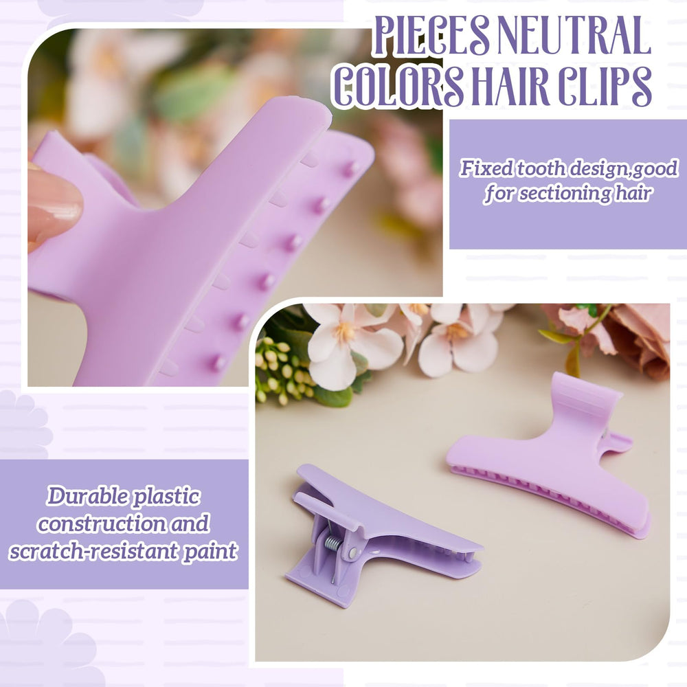 Batiyeer clip holding a hair section demonstrates non-slip grip benefit