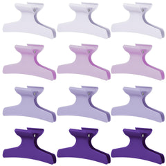 Batiyeer front view of purple butterfly clips showing set benefits