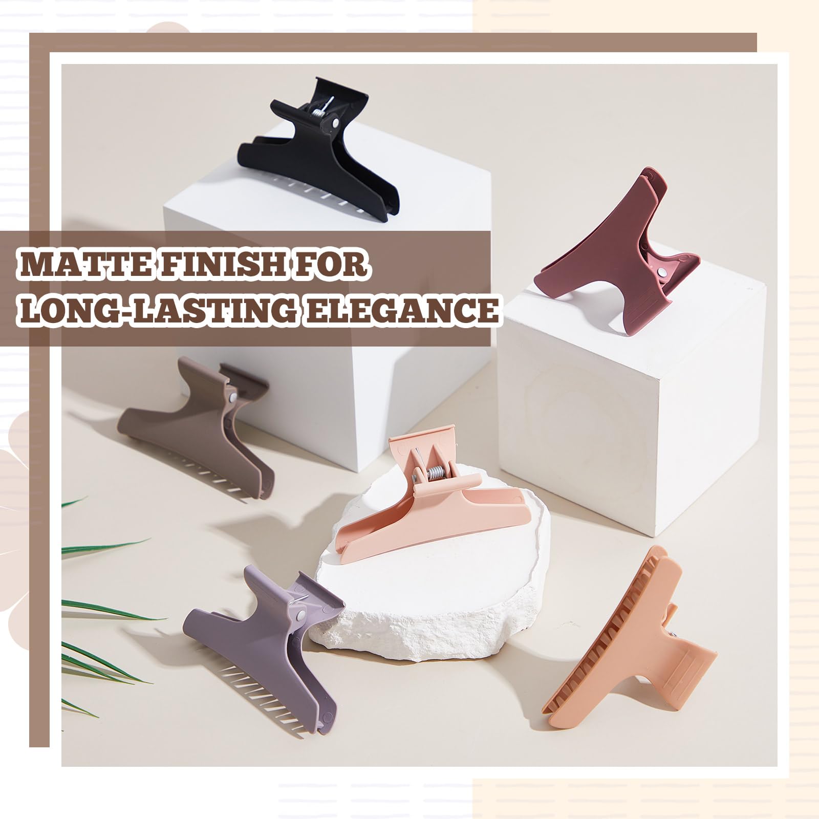 Batiyeer clips used to pin up hair while styling for neat, efficient work