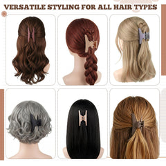 Batiyeer clip matte finish texture that minimizes slip and blends with hair