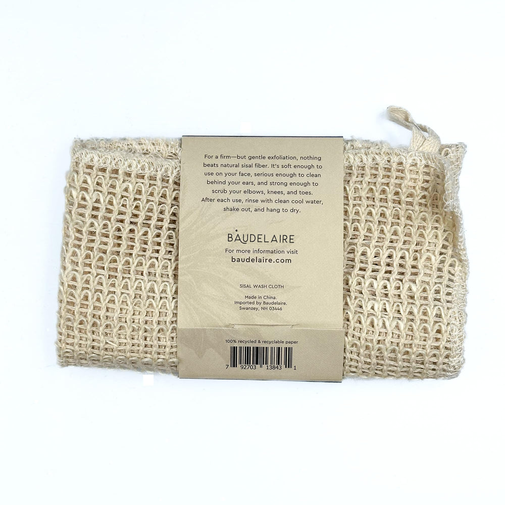 Baudelaire wash cloth in shower setting demonstrating use with soap for refreshed skin