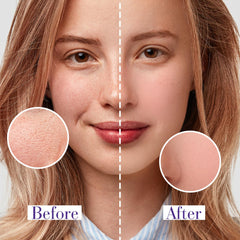 bayfree applying to cheek fingertip demonstration for quick primer use