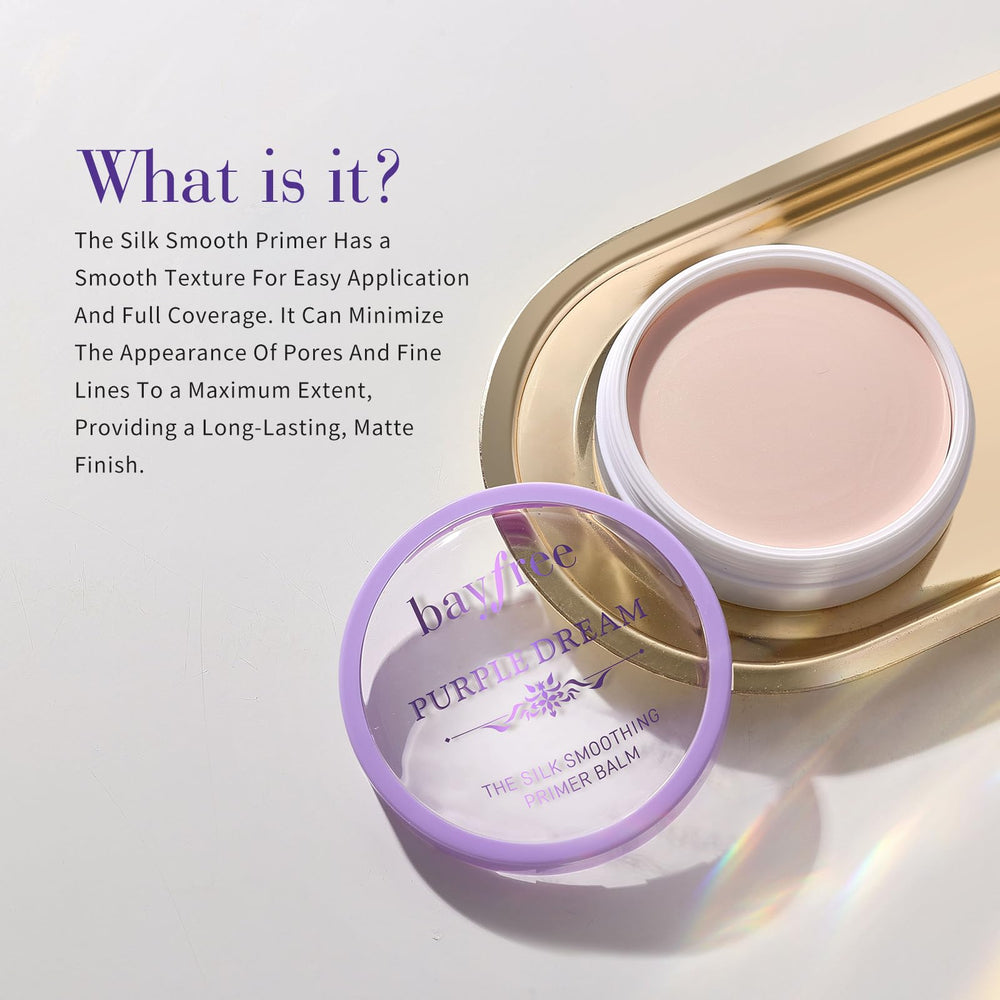 bayfree before and after pore blur comparison showing refined skin