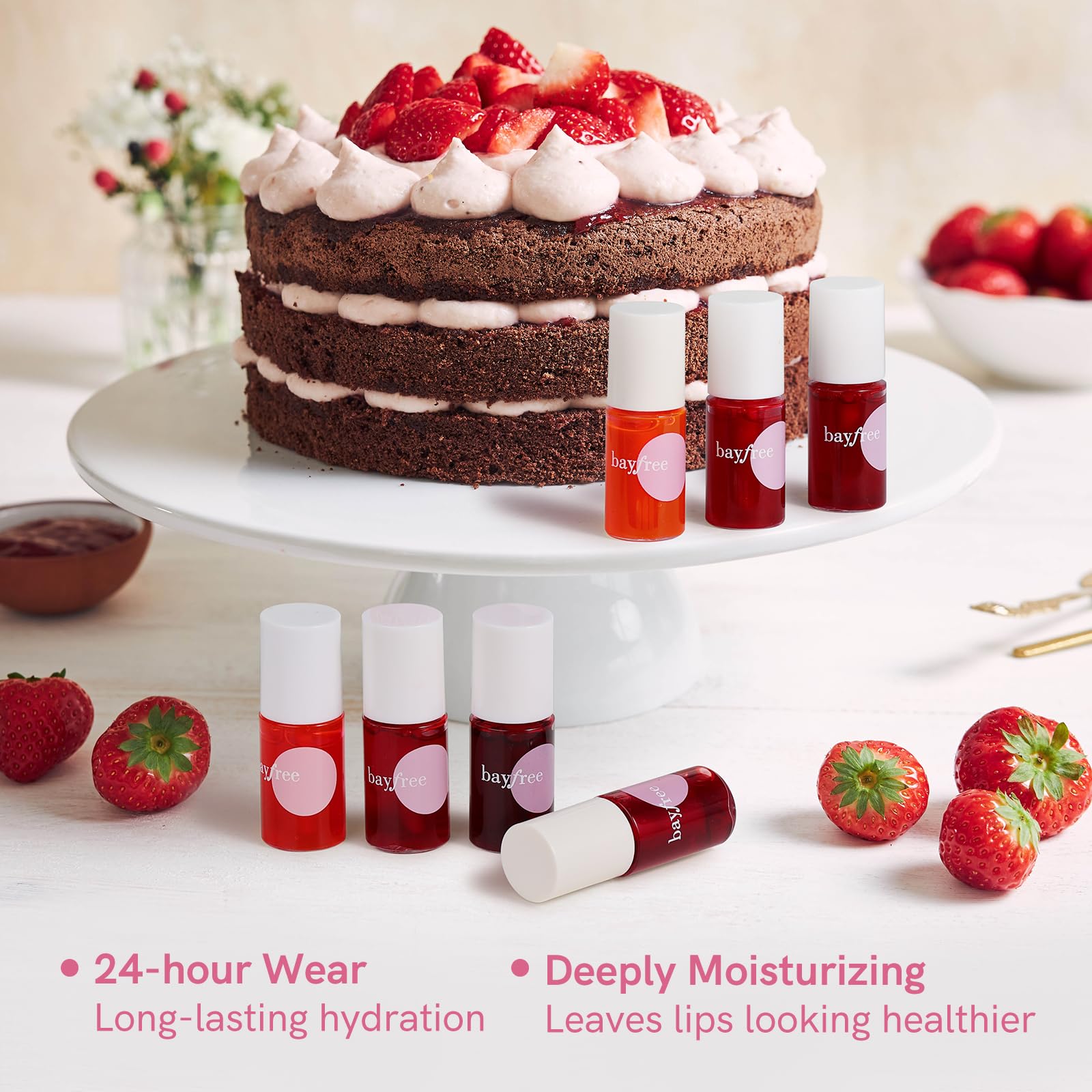 bayfree label close-up listing core ingredients and gentle conditioning benefits