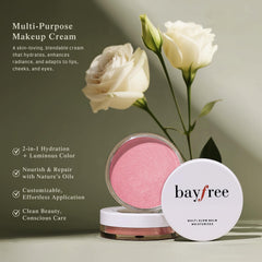 bayfree ingredient shot highlighting shea butter for moisturized skin