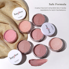 bayfree balm inside a makeup bag for on-the-go touch-up convenience