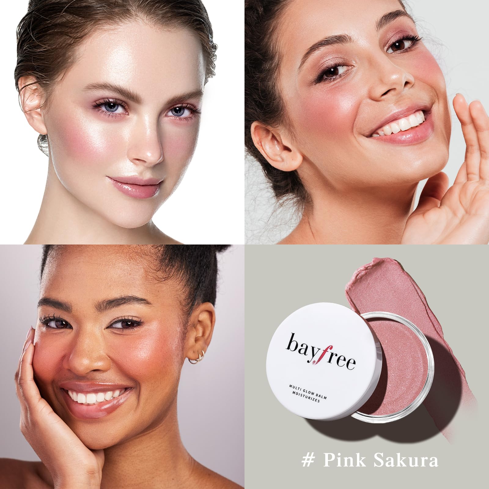 bayfree close-up texture of balm highlighting creamy, blendable finish