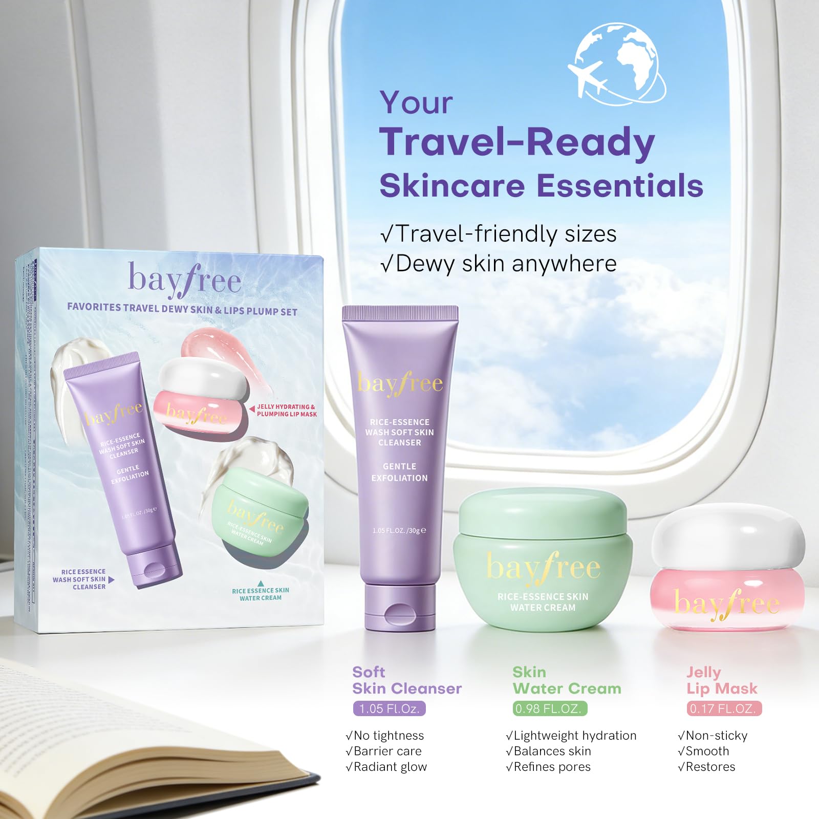 bayfree rice wash pump close-up highlighting gentle cleansing and comfort