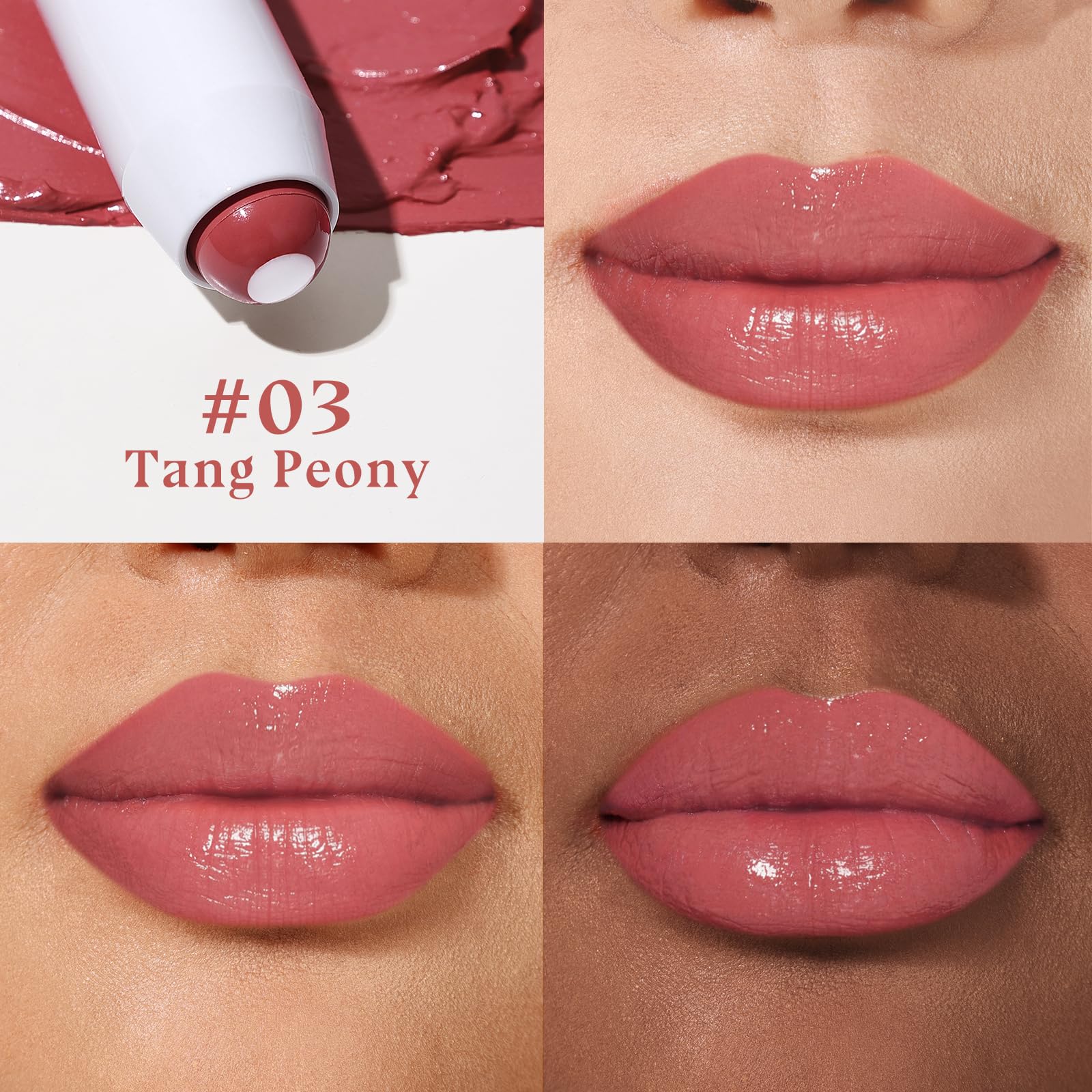 bayfree Tang Peony side profile stick showing compact design and travel-friendly size