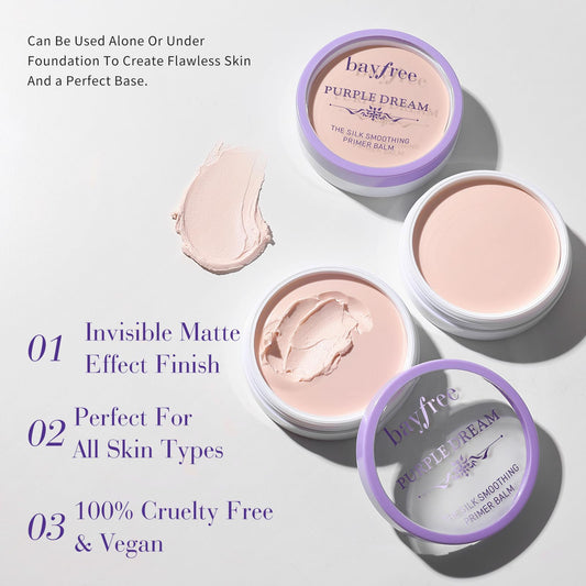 bayfree texture close-up of silky balm illustrating smooth blendability