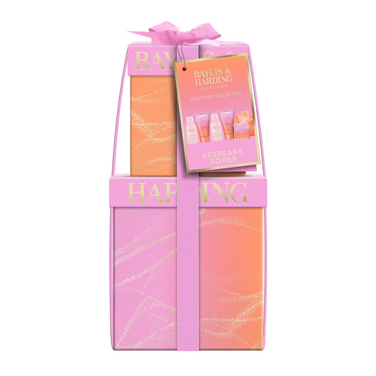 Baylis & Harding body wash pump close-up demonstrating creamy lather benefits