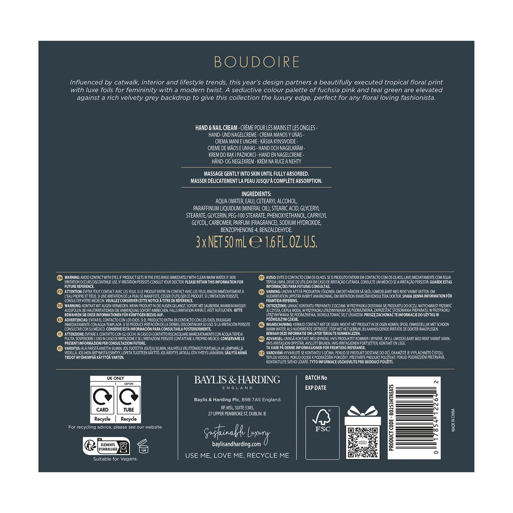 Baylis & Harding gift box staged in lifestyle scene signaling perfect present