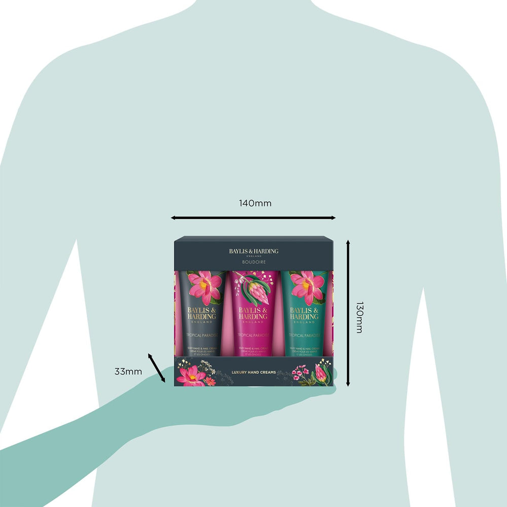 Baylis & Harding open tube dispensing cream showing smooth consistency