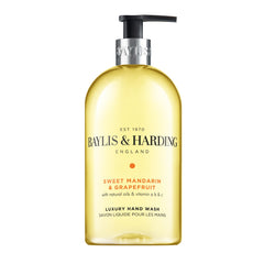 Baylis & Harding front bottle packaging showing scent and size benefit