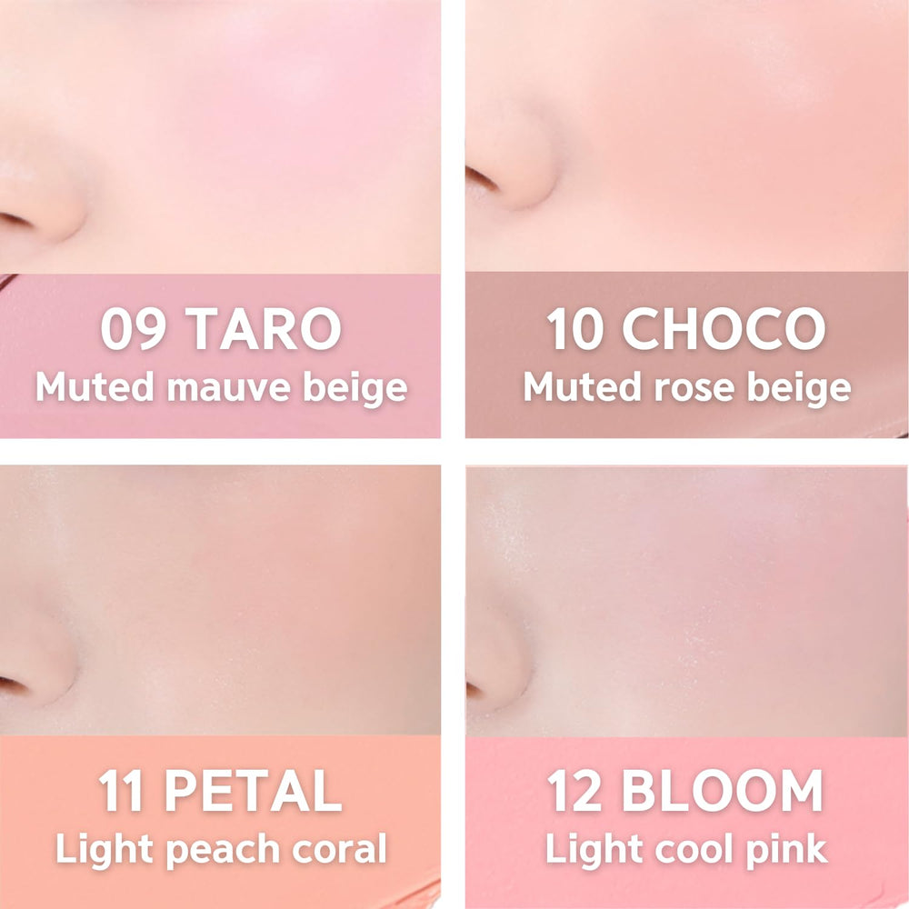 BBIA brush buffing product on skin showing diffused natural finish benefit