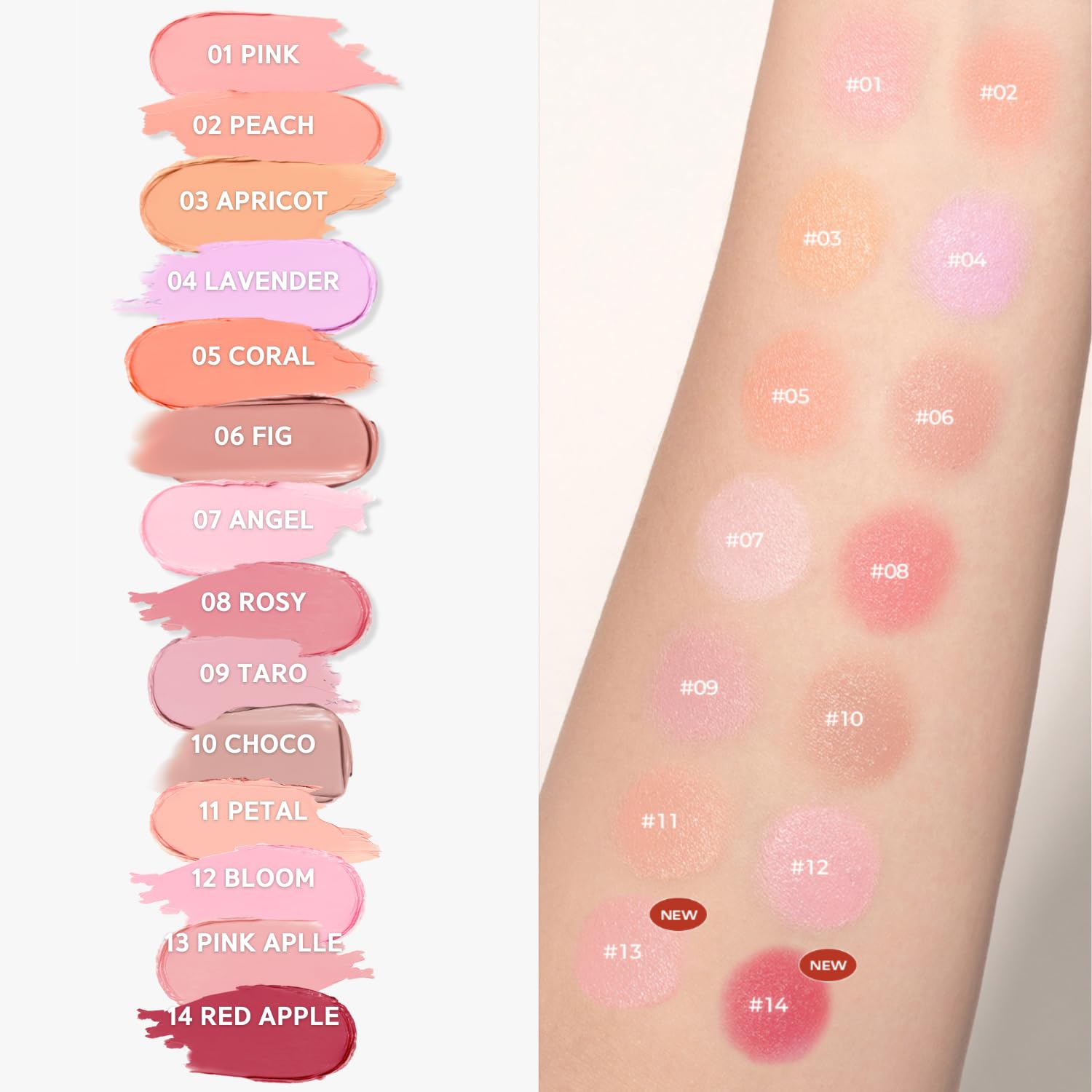 BBIA swatch on arm showing downy fig payoff and blendable coverage benefit