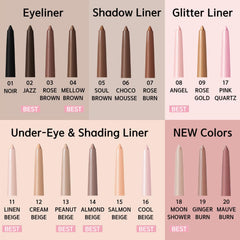 BBIA Linen Beige swatch on skin illustrating neutral tone that brightens the eye