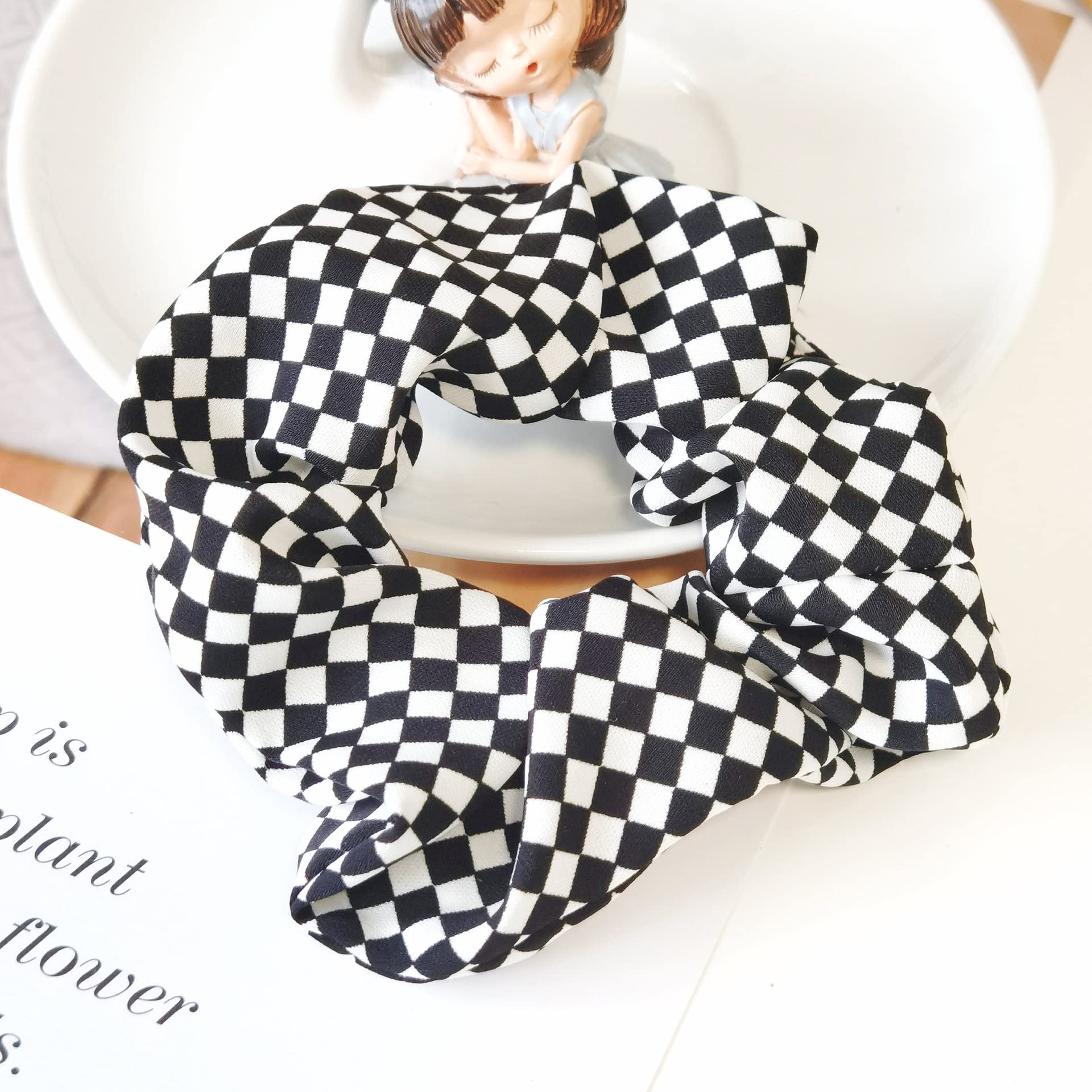 BBTDIN lifestyle flatlay pairing scrunchies with outfit, versatile styling option