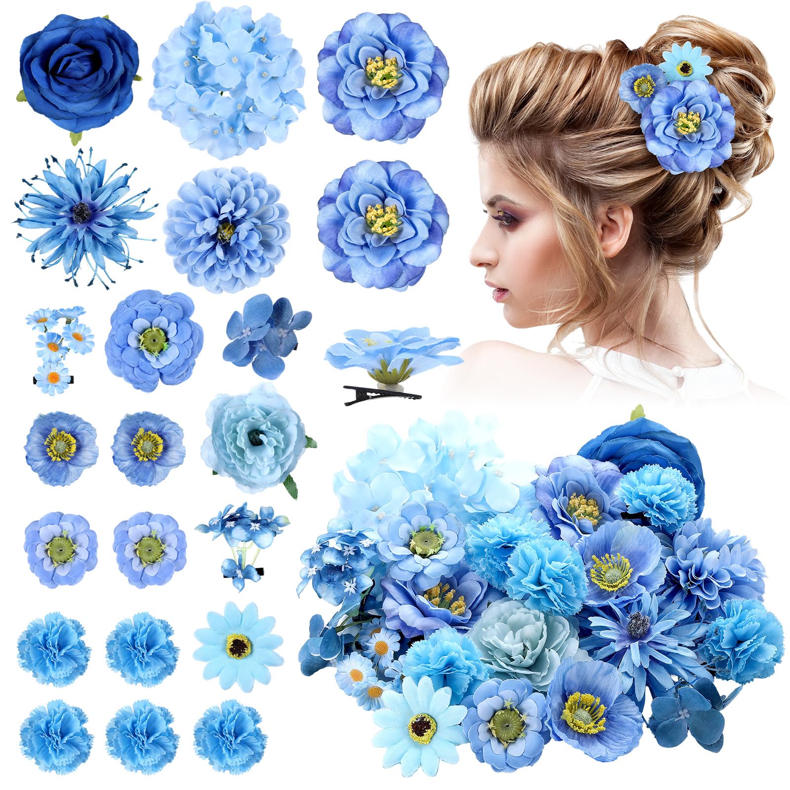 BBTO blue rose collection front display showing variety and color accents