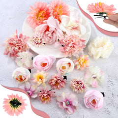 BBTO hair styling on model showing bridal updo with floral accents