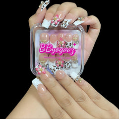 BByogooz nails on model hand illustrating realistic scale and fit