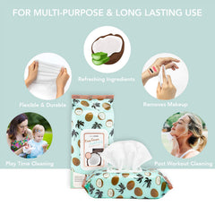 B.C Beauty Concepts open pack with visible moist wipe demonstrating easy single-handed access