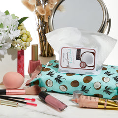 B.C Beauty Concepts wipe removing mascara showing effective makeup lift without rubbing