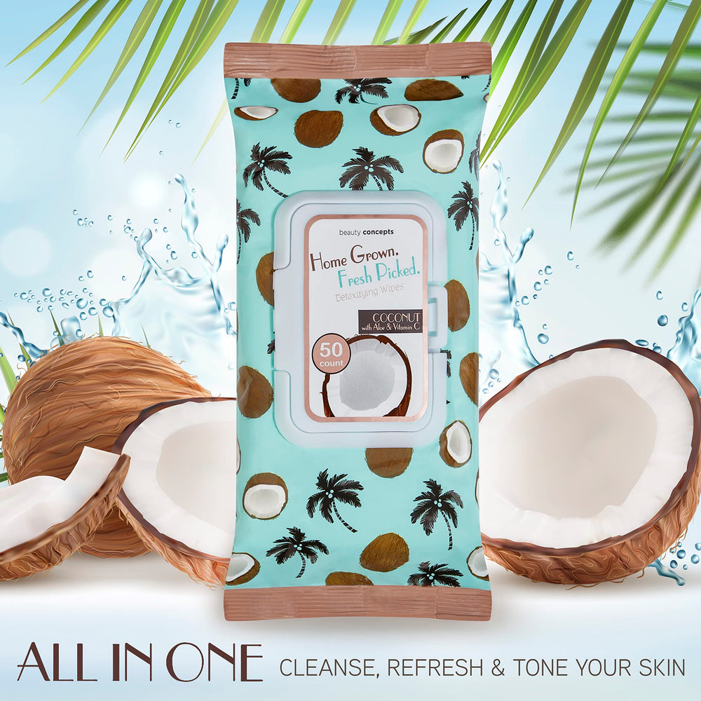 B.C Beauty Concepts close-up of wipe texture illustrating soft fabric for gentle cleansing