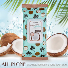 B.C Beauty Concepts close-up of wipe texture illustrating soft fabric for gentle cleansing