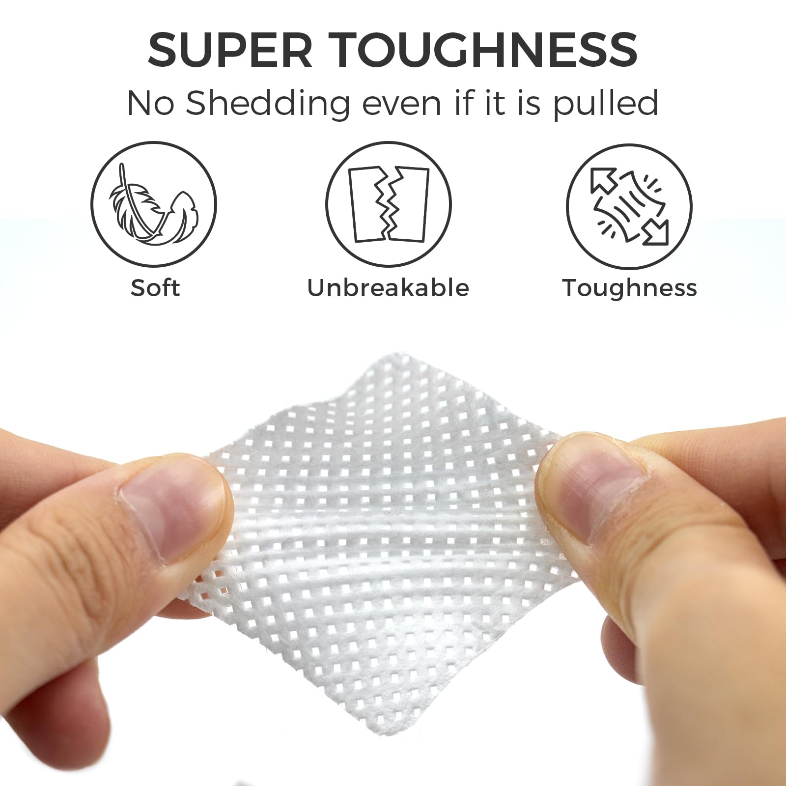 Bcowos pad absorbing remover liquid demonstrating fast polish removal benefit