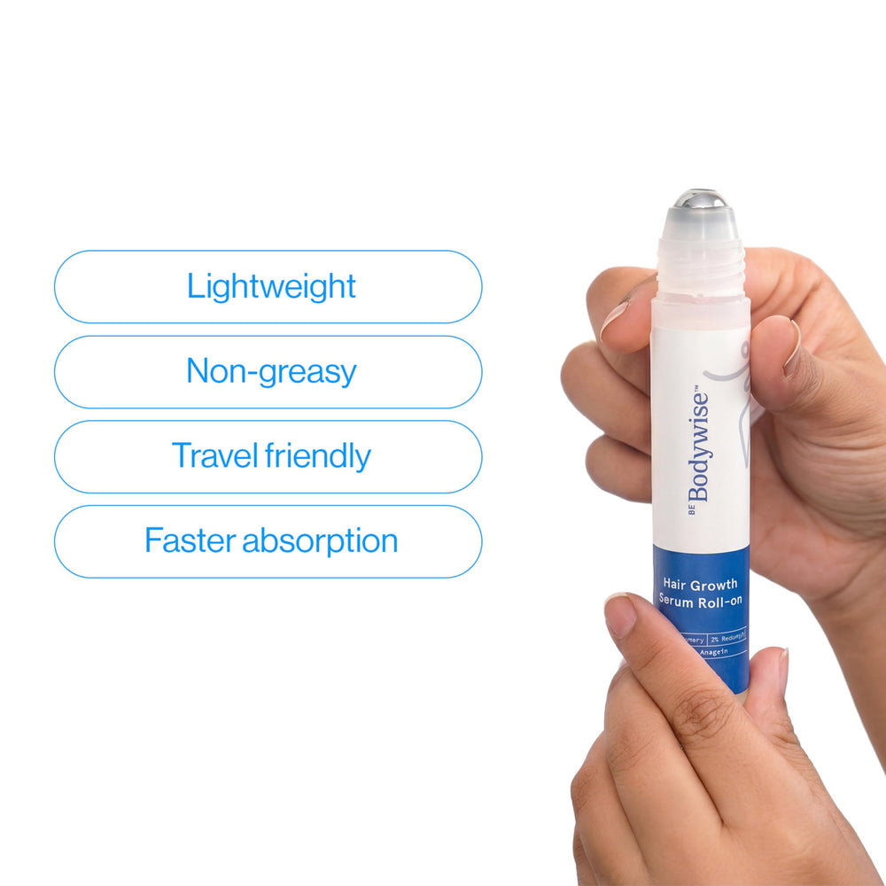 Be Bodywise travel kit lifestyle shot showing portability and easy routine