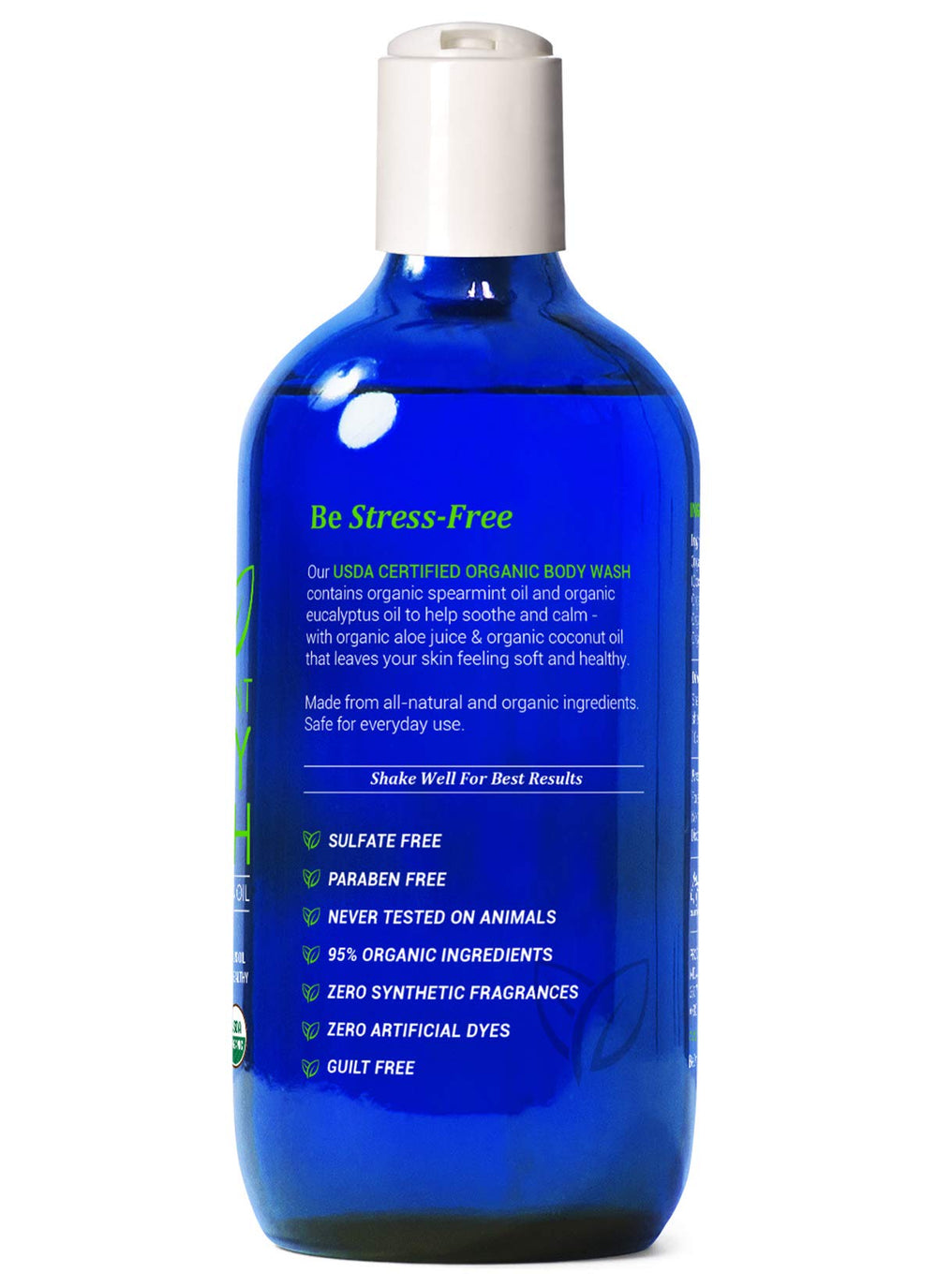 BE-ONE ORGANICS pump close-up and natural gel texture illustrating smooth application
