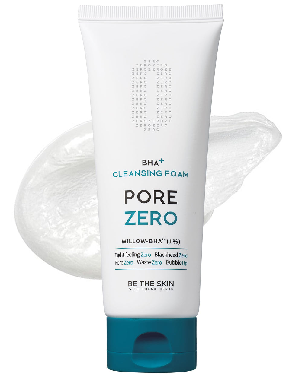 BE THE SKIN front packaging showing cleanser and benefits