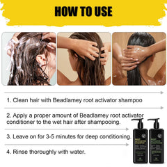 Beadlamey usage in shower demonstration showing simple daily application
